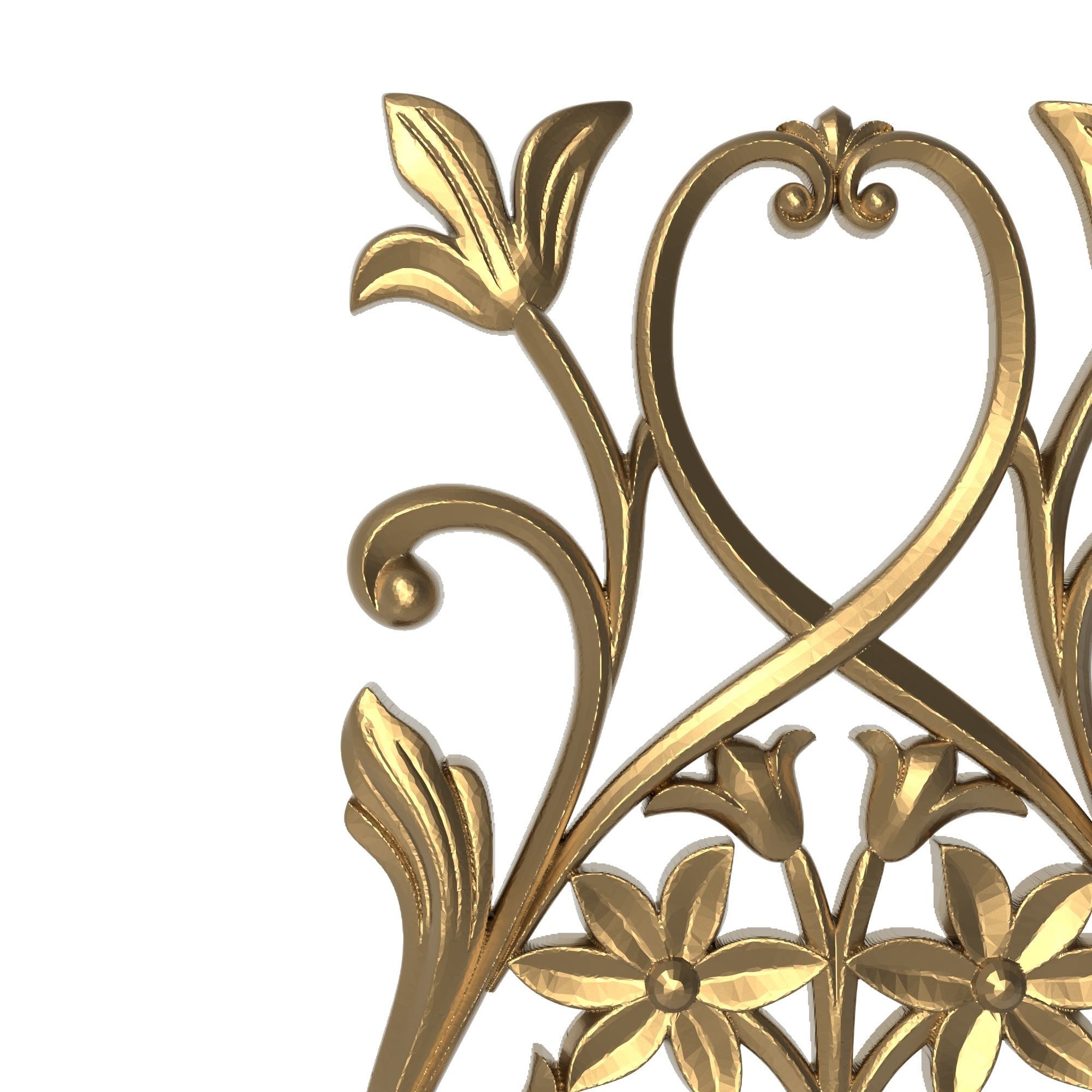 decorative pattern ready for 3D printing 3D model_1