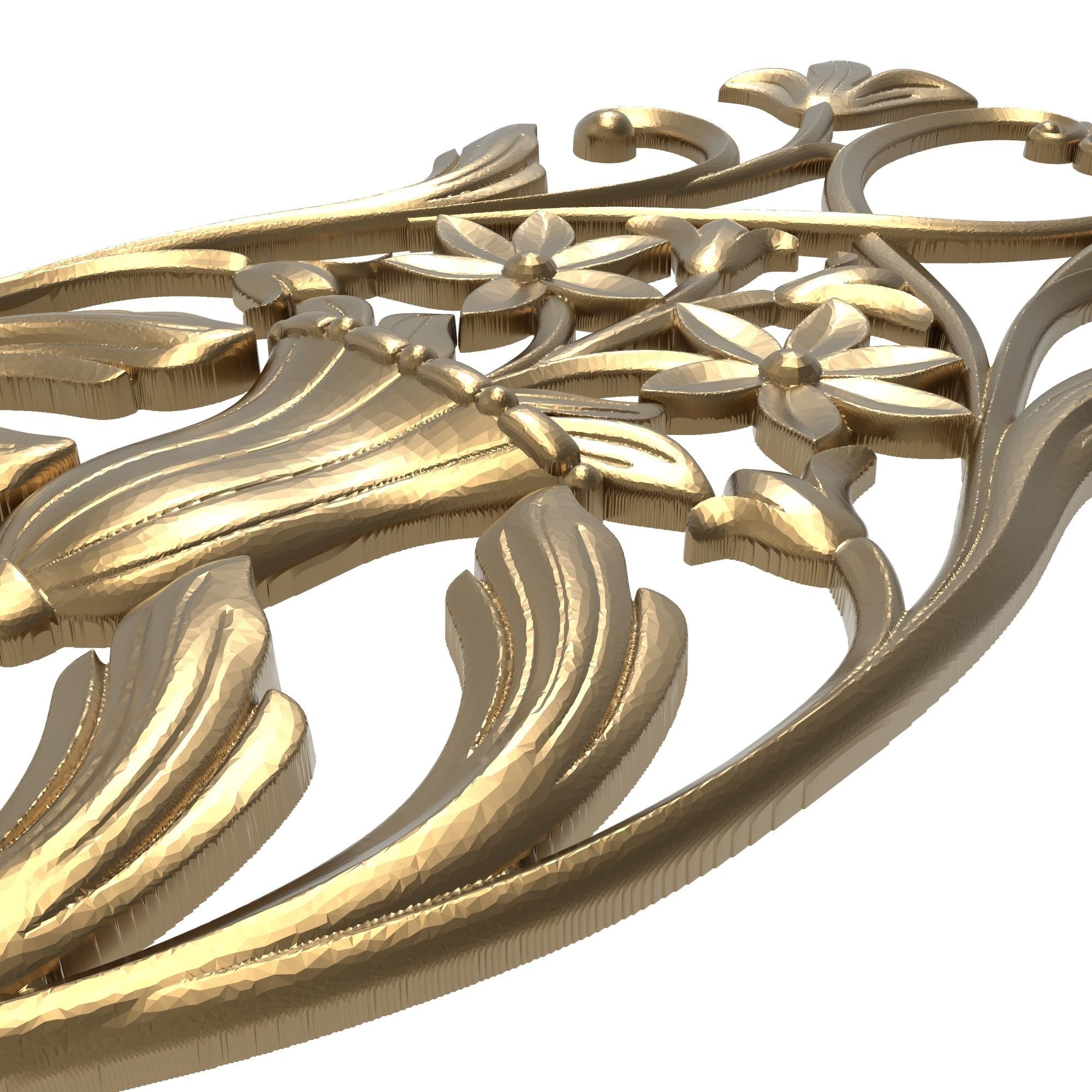 decorative pattern ready for 3D printing 3D model_5