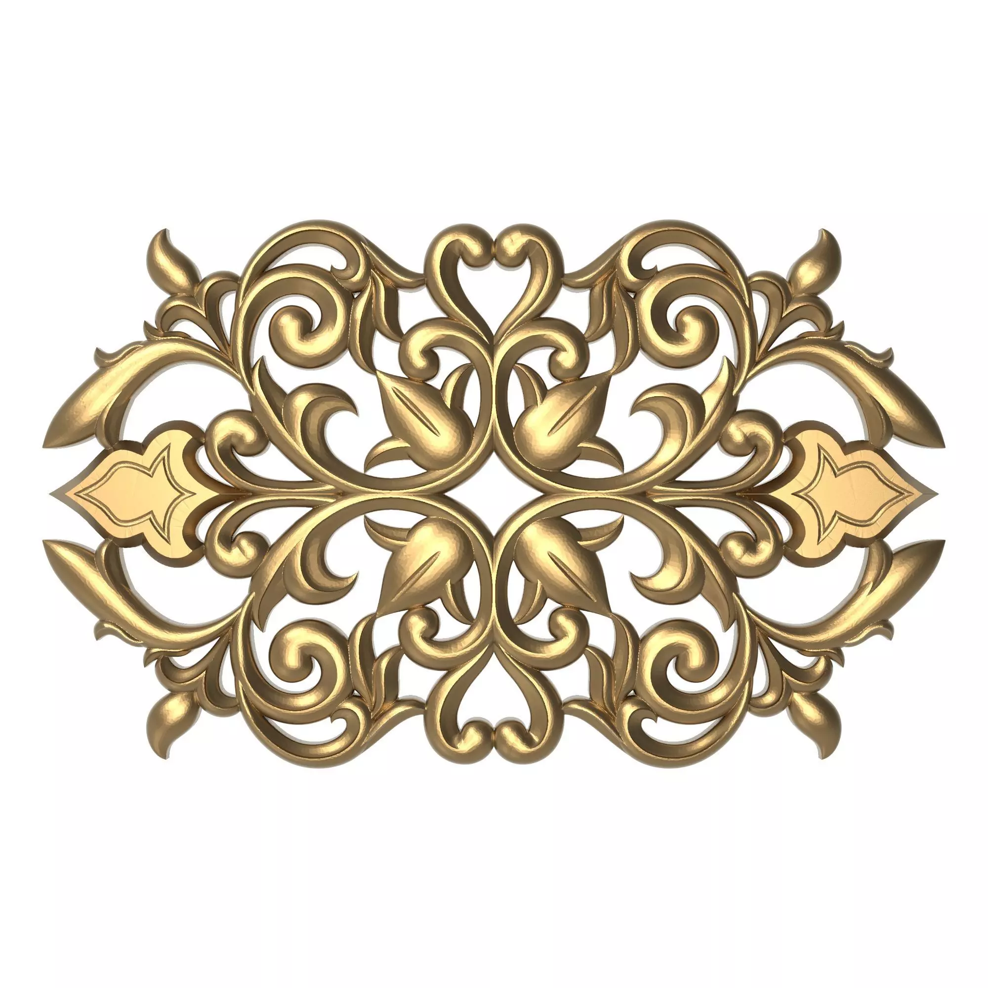 decorative pattern ready for 3D printing 3D model_0