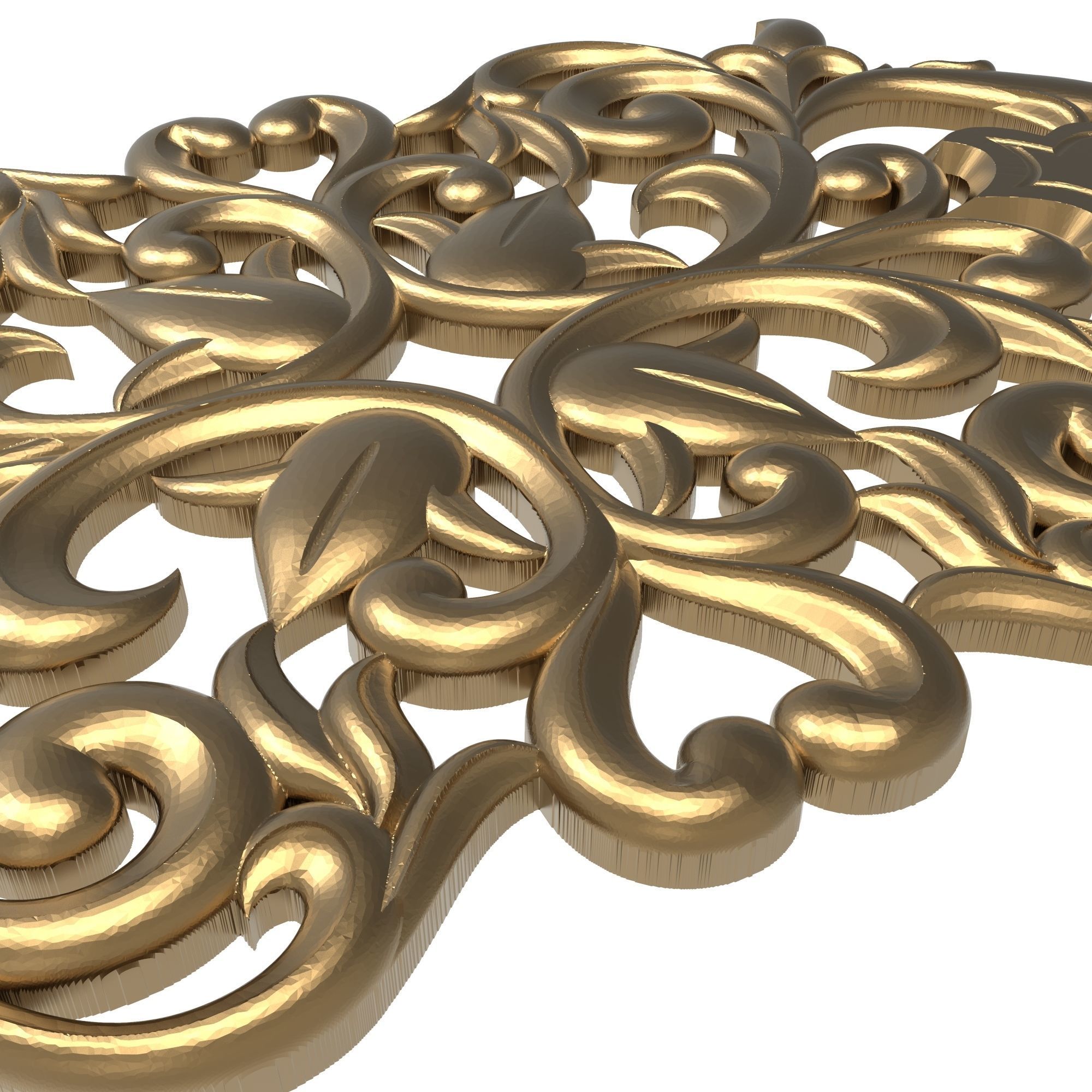 decorative pattern ready for 3D printing 3D model_2