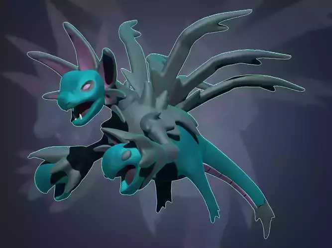 Pokemon Hydreigon 3D print model
