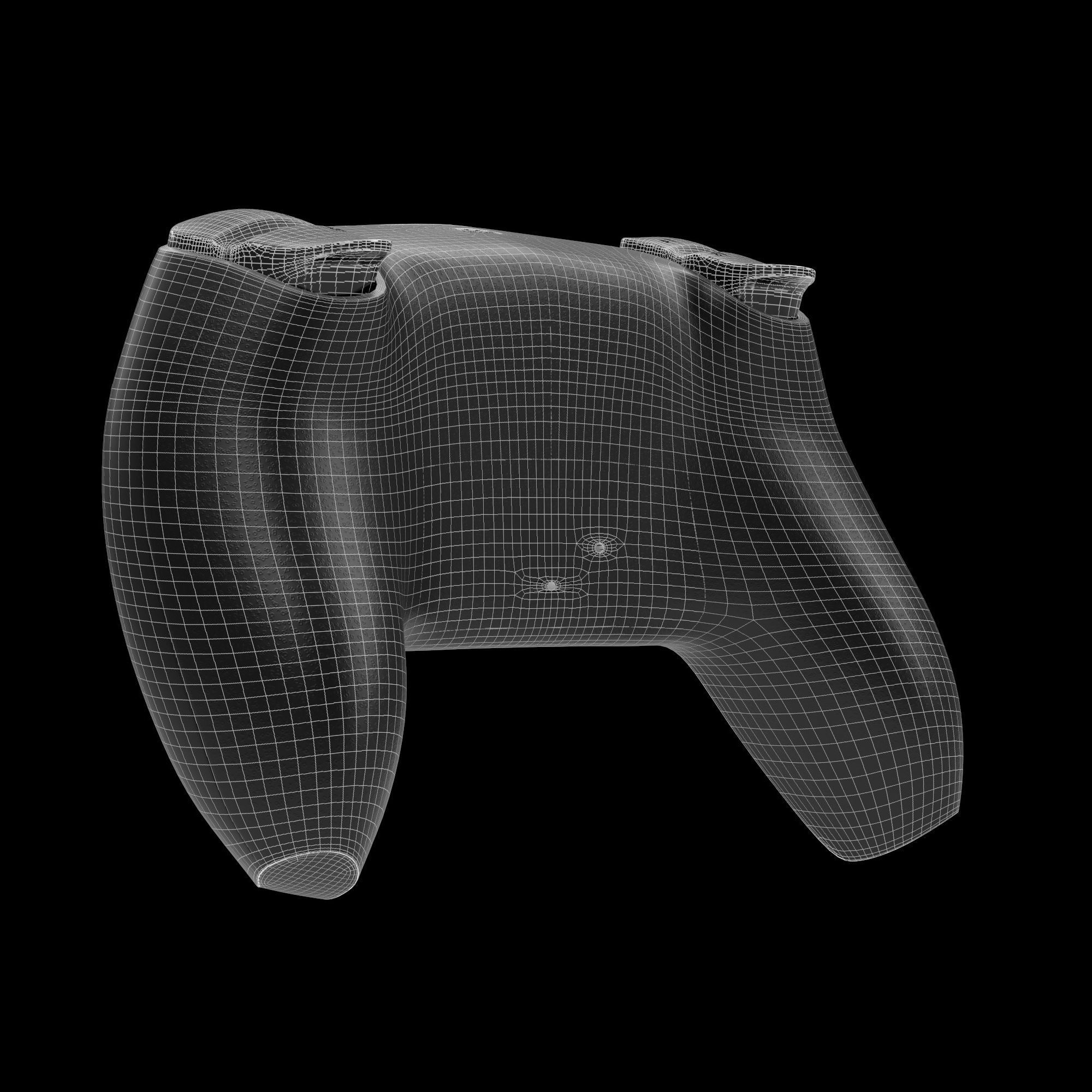PS5 Console and Controller 3D model_16