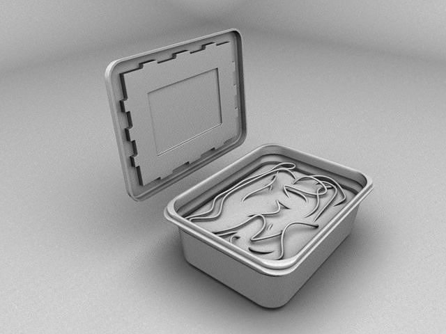 Tiffin box  3D model