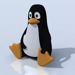 Penguin toy Free 3D model