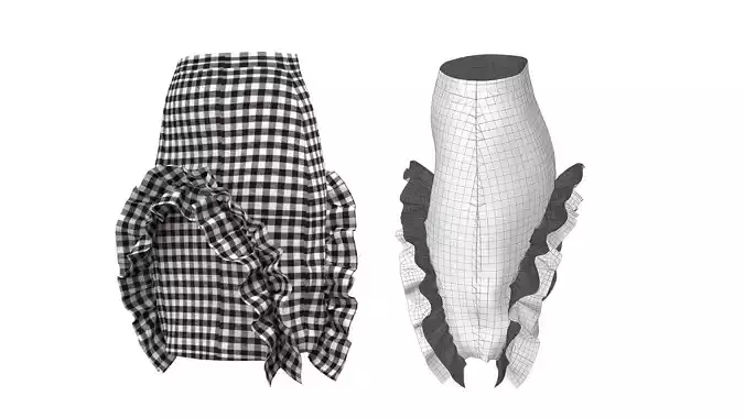 skirt 10 3D model