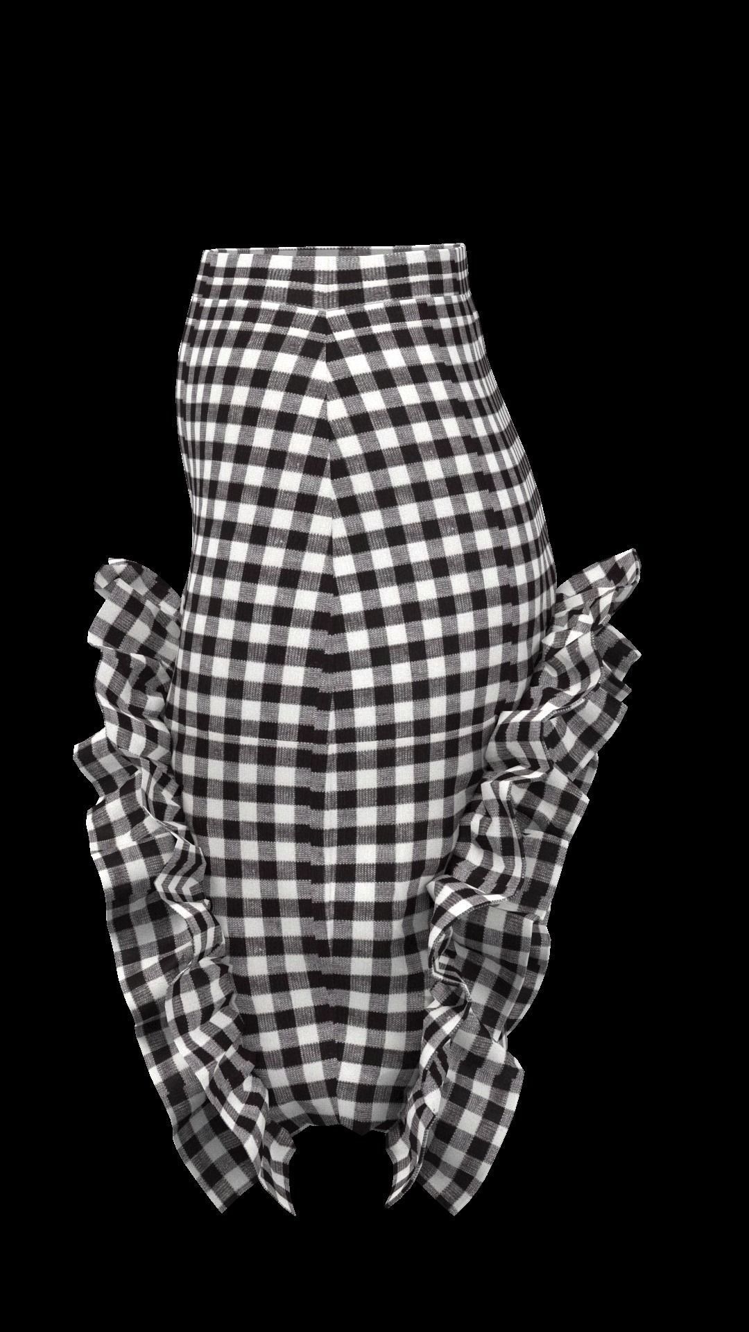 skirt 10 3D model_4