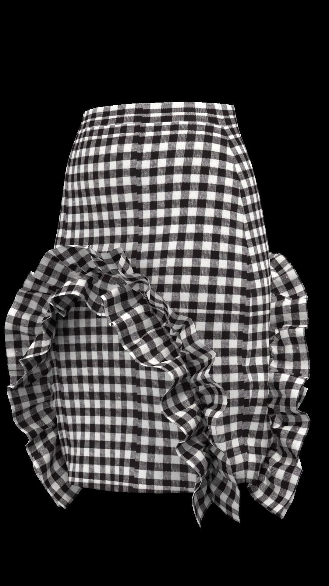skirt 10 3D model_1