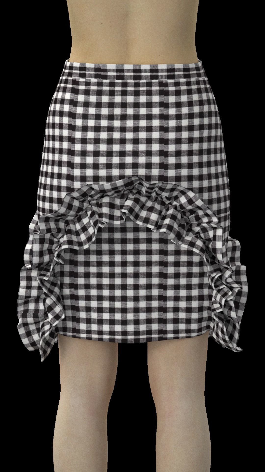 skirt 10 3D model_2