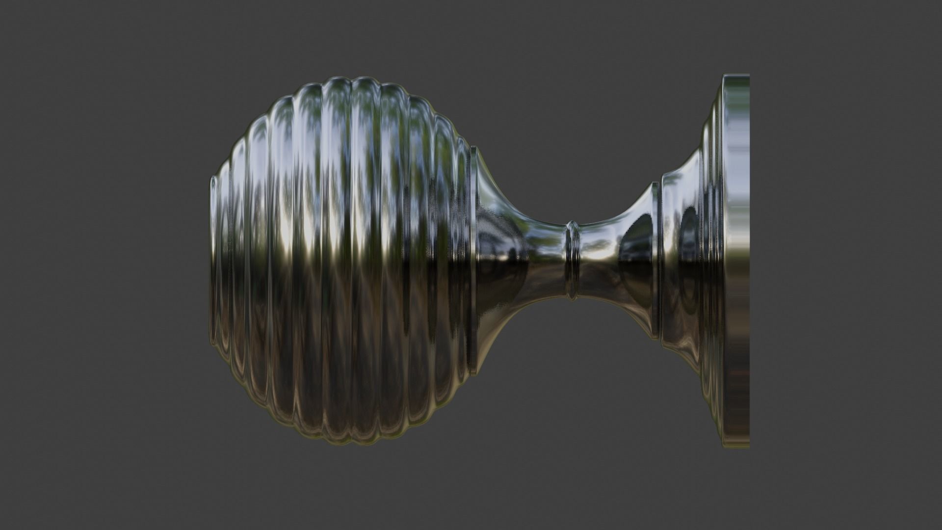 Door Handle 2 Pack Free low-poly 3D model_3