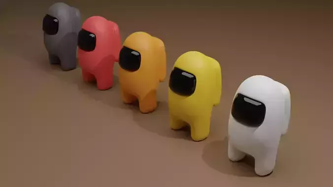 Among us 3D model