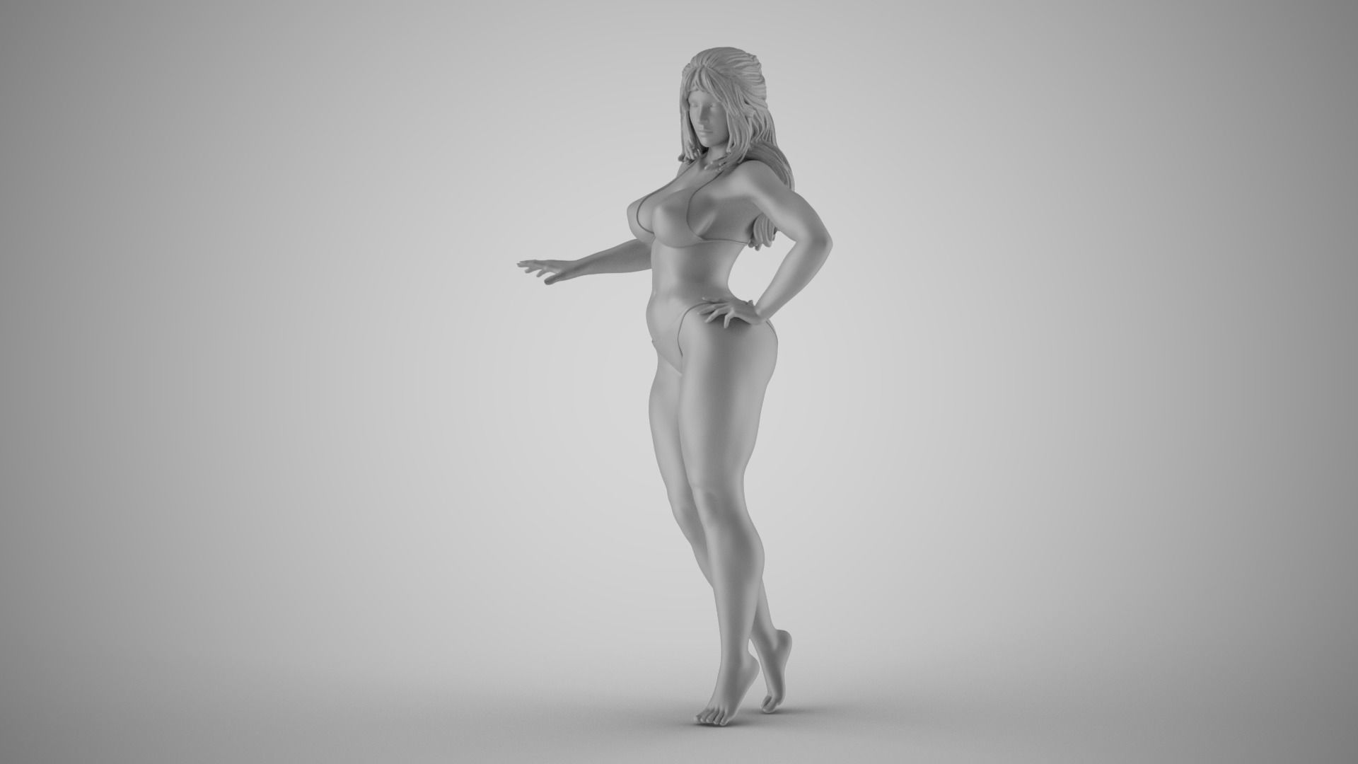 Lovely Girl 4 3D print model_1