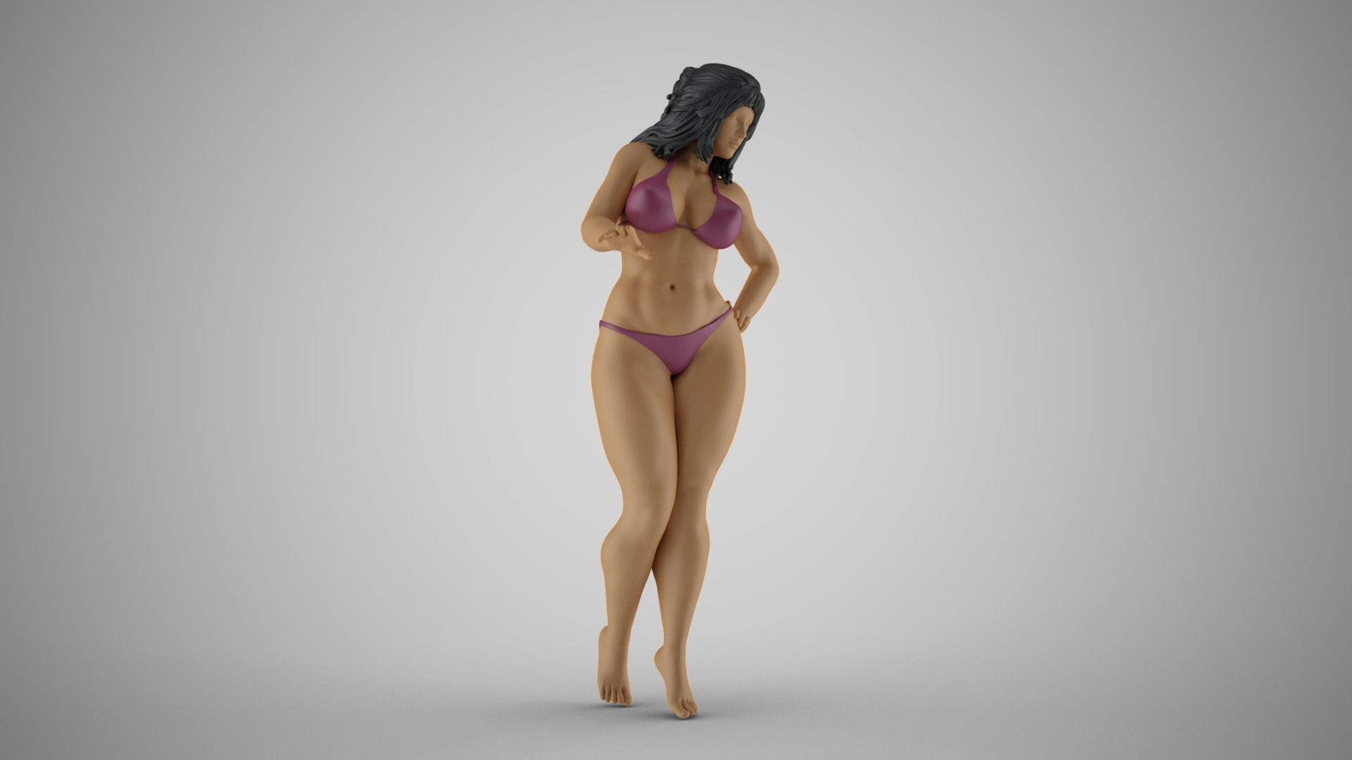 Lovely Girl 4 3D print model_5