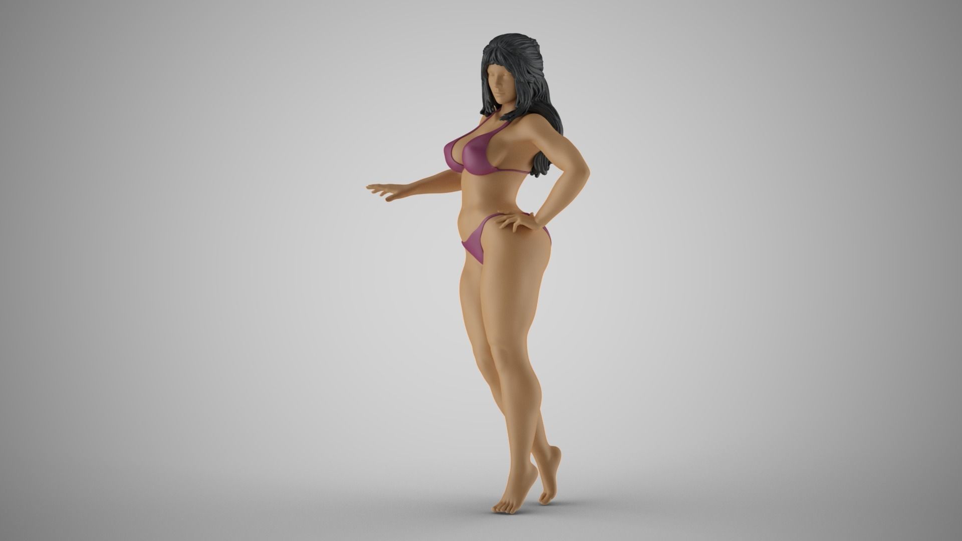 Lovely Girl 4 3D print model_10