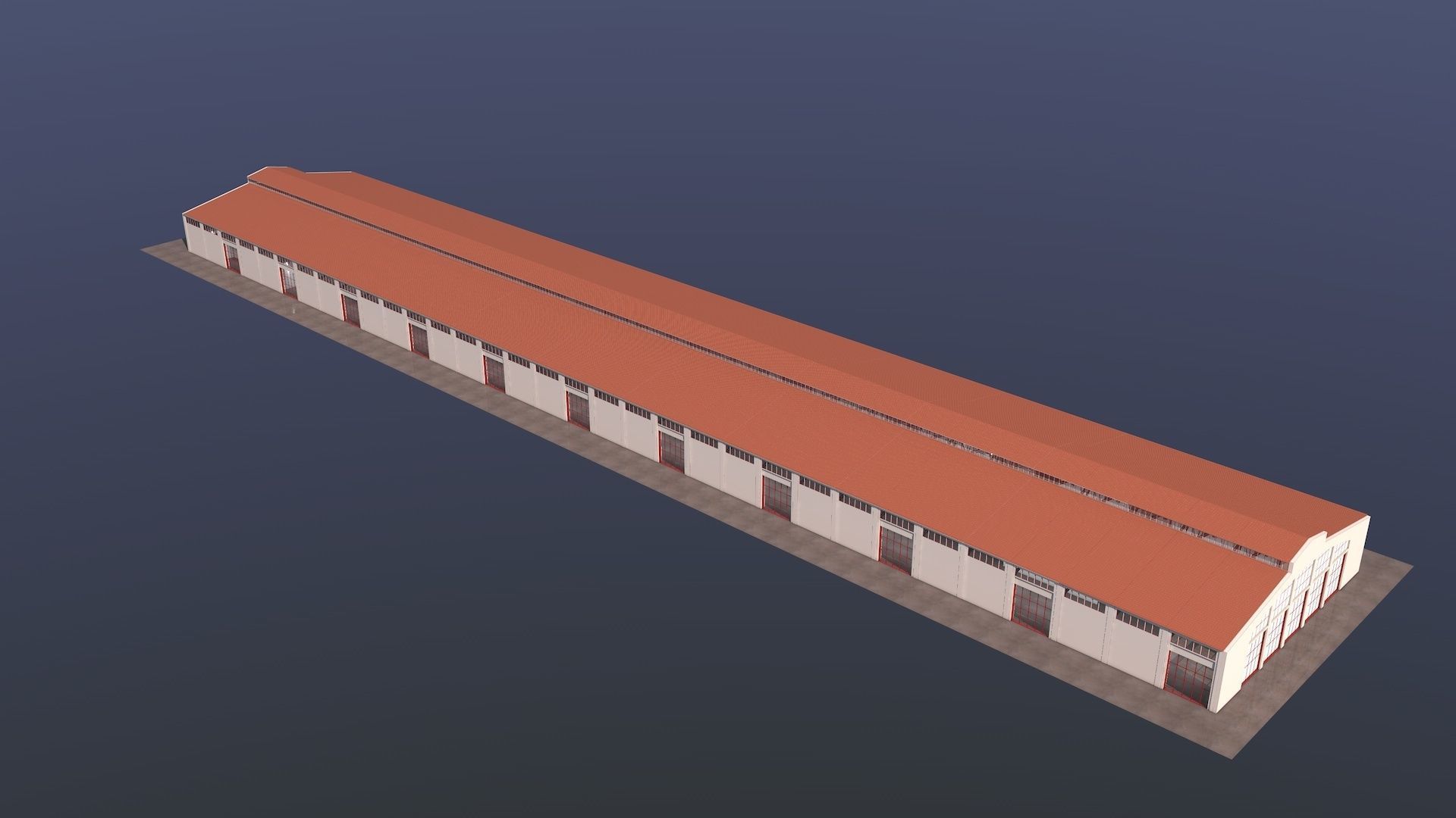 Warehouse Pier 3D model_5