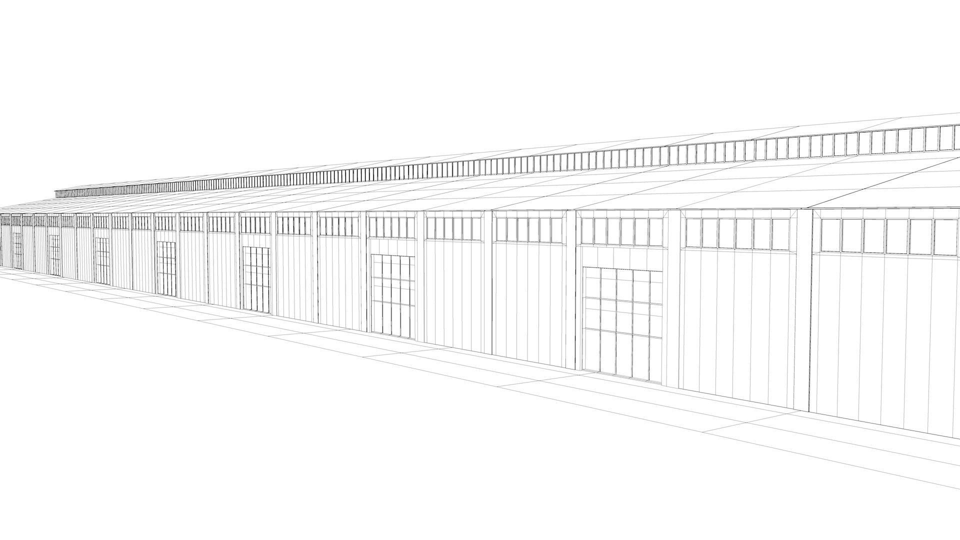 Warehouse Pier 3D model_10