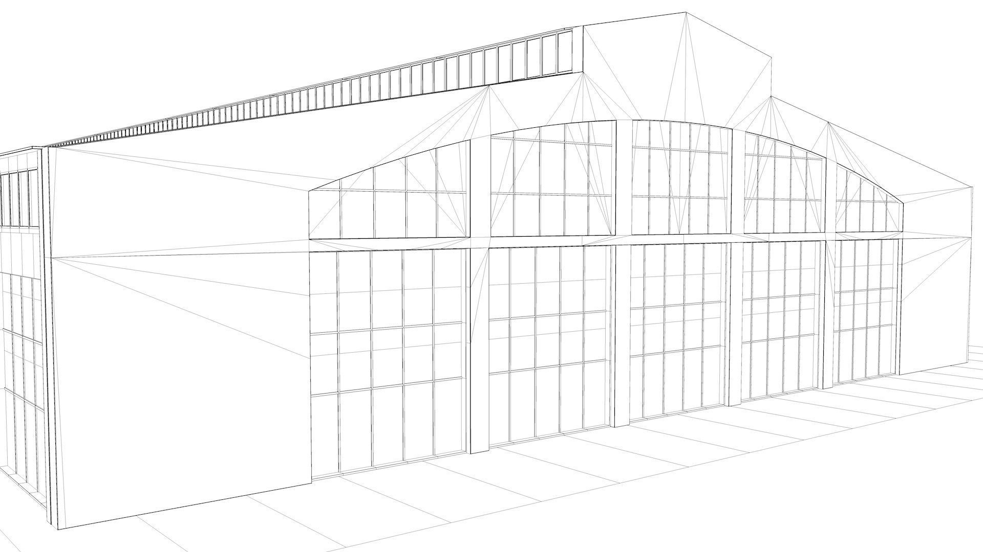 Warehouse Pier 3D model_8