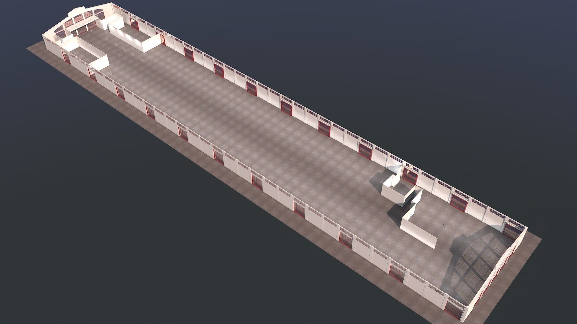 Warehouse Pier 3D model_6