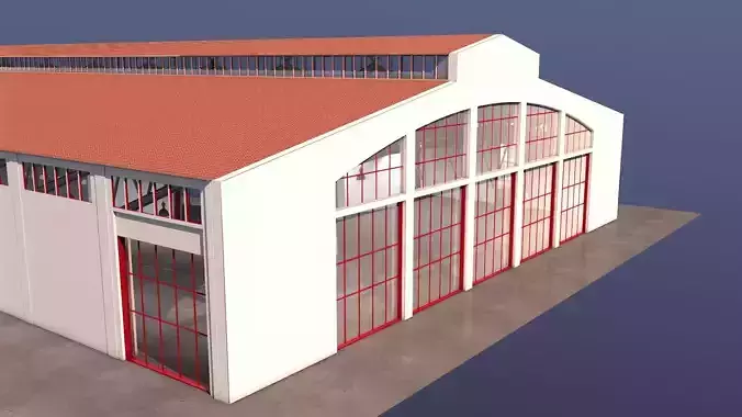 Warehouse Pier 3D model