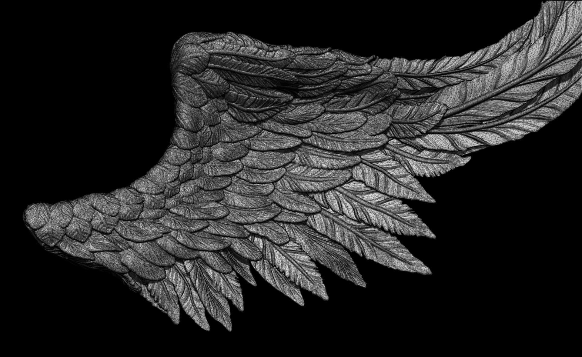 Angel Wings - Print Ready 3D print model_7