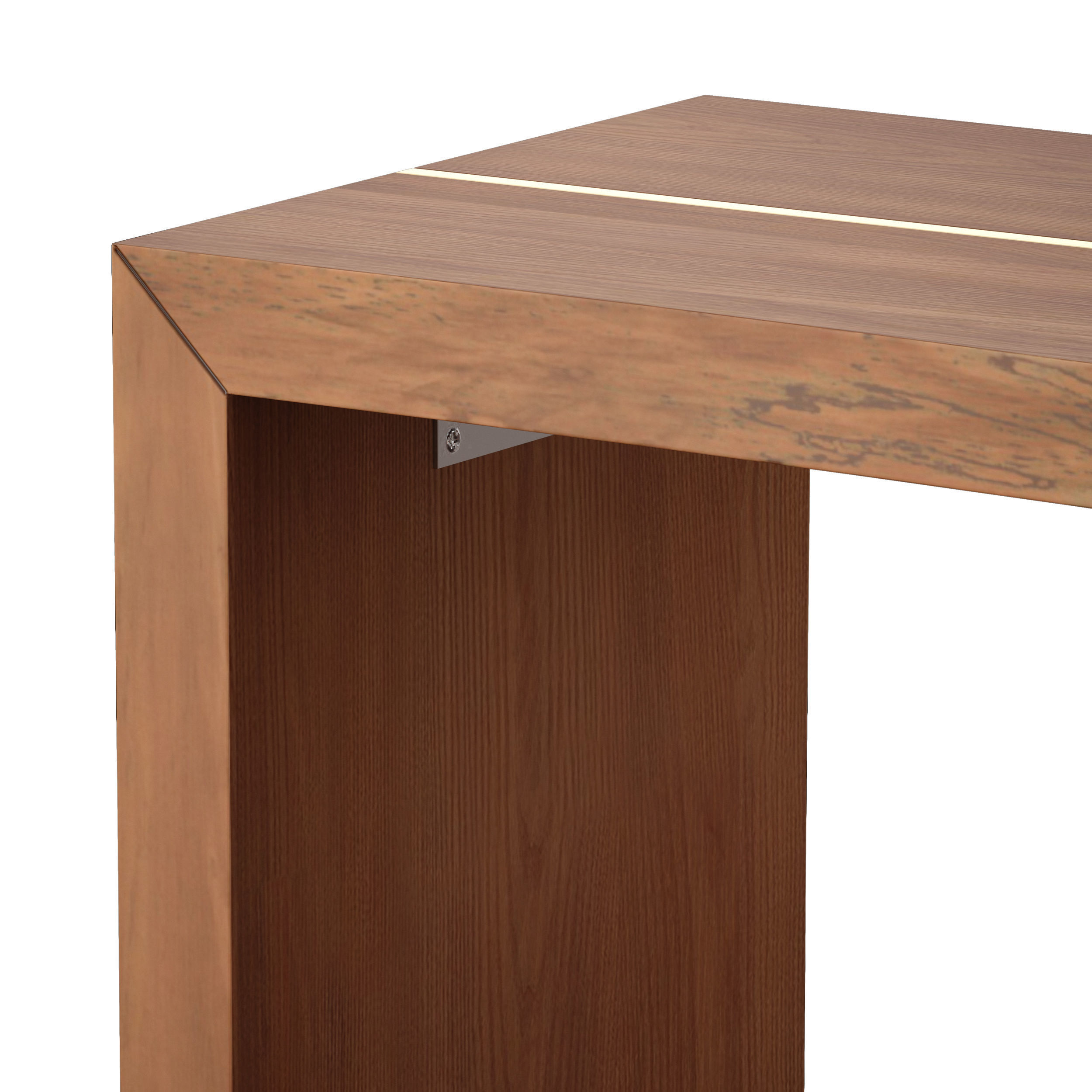 Montana 50x14 Live Edge Console Table Crate and Barrel 3D model_9