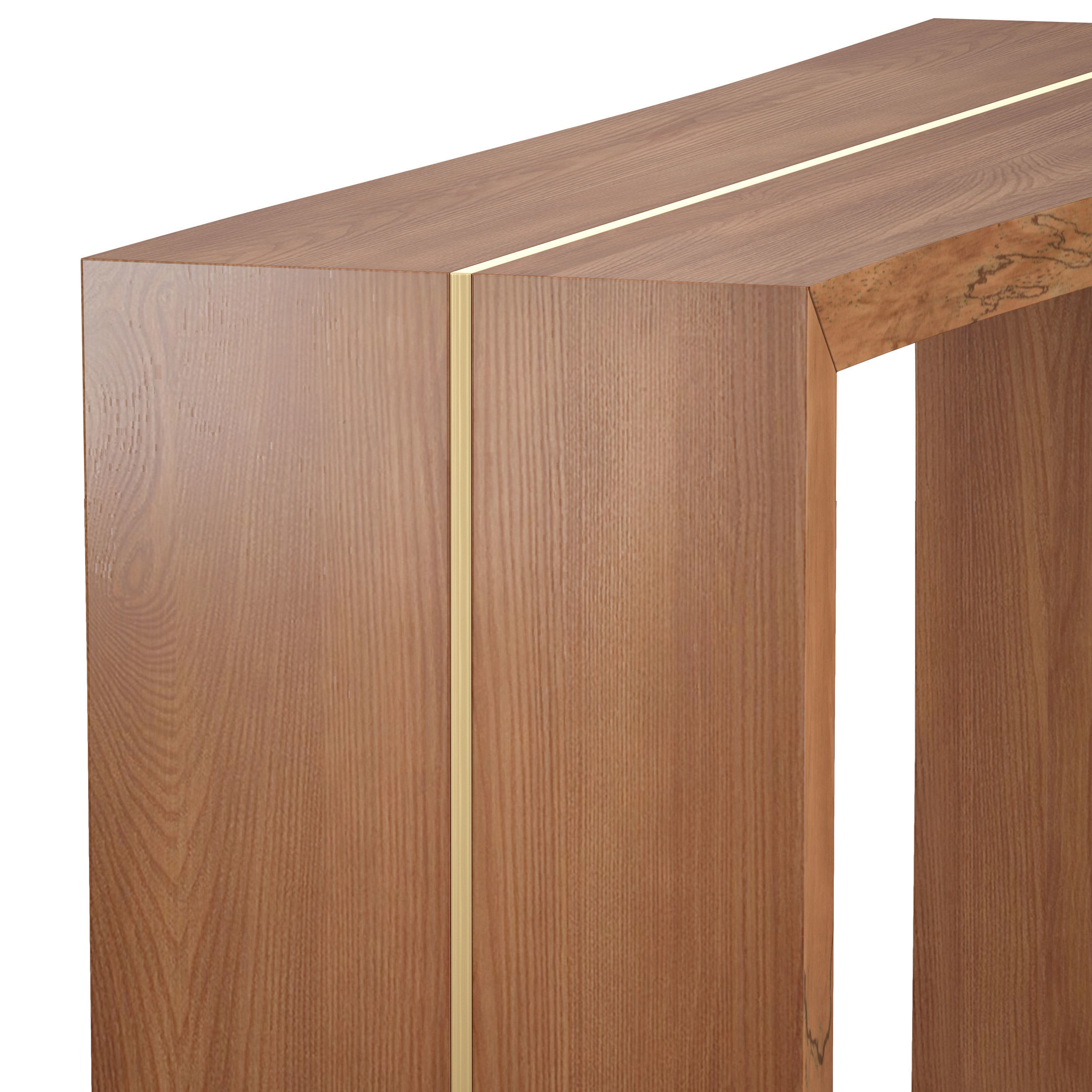 Montana 50x14 Live Edge Console Table Crate and Barrel 3D model_10