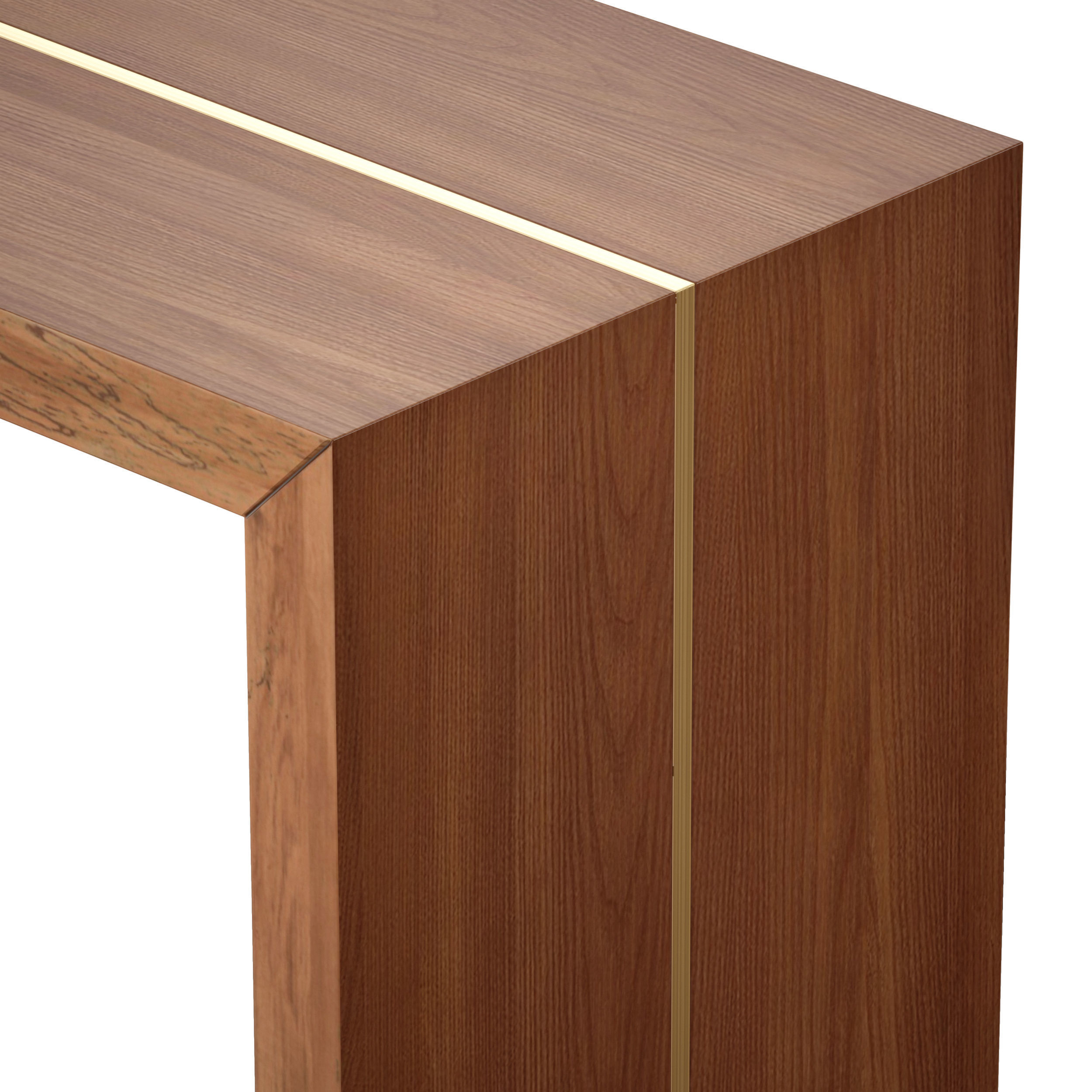 Montana 50x14 Live Edge Console Table Crate and Barrel 3D model_8