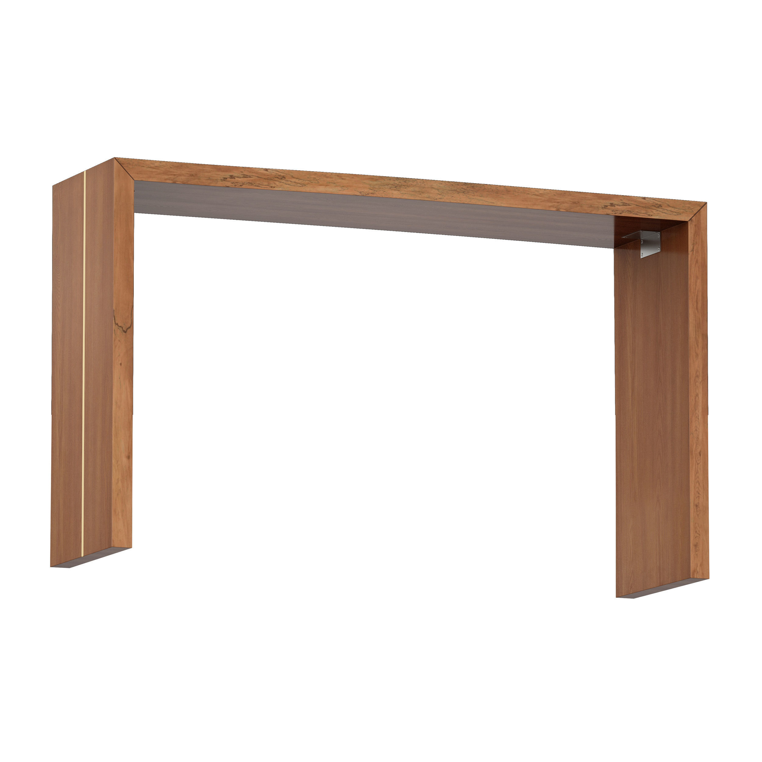 Montana 50x14 Live Edge Console Table Crate and Barrel 3D model_1