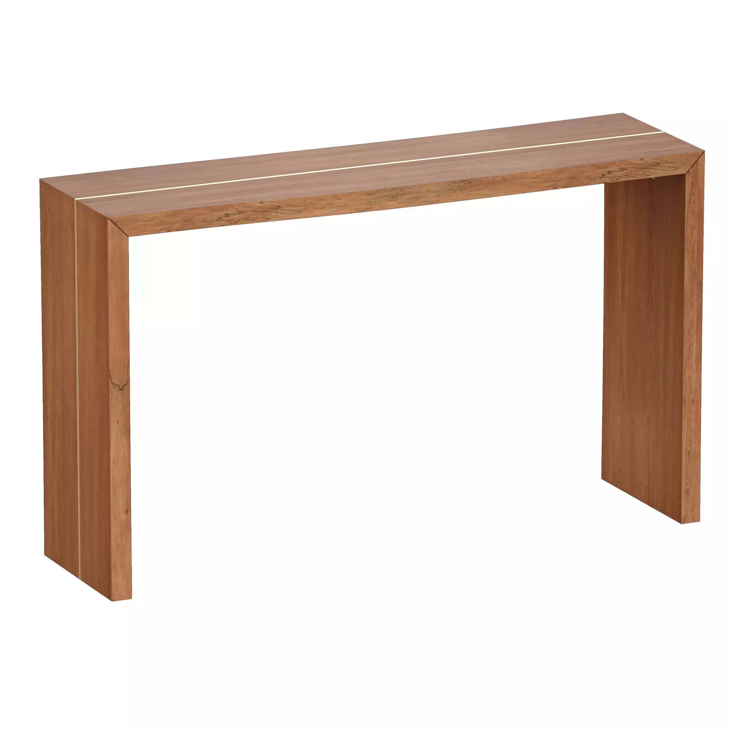 Montana 50x14 Live Edge Console Table Crate and Barrel 3D model_0