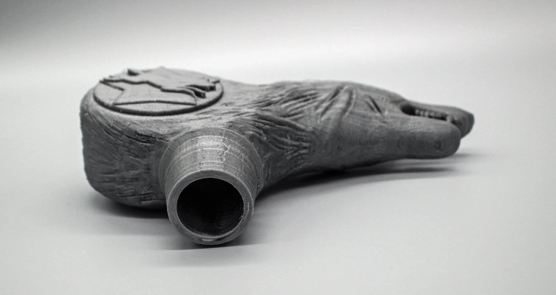 Wolfman Cane Top Replica 3D print model_1