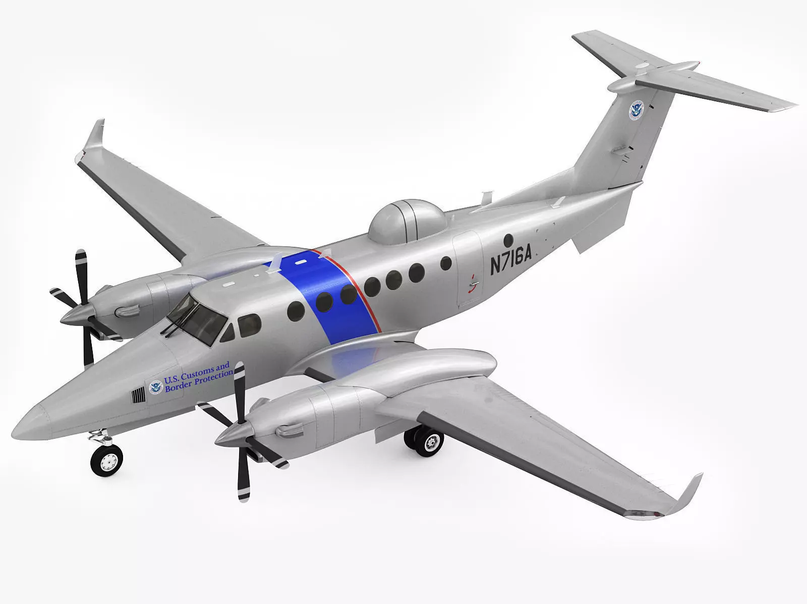 Beechcraft Super King Air 350CER 3D model
