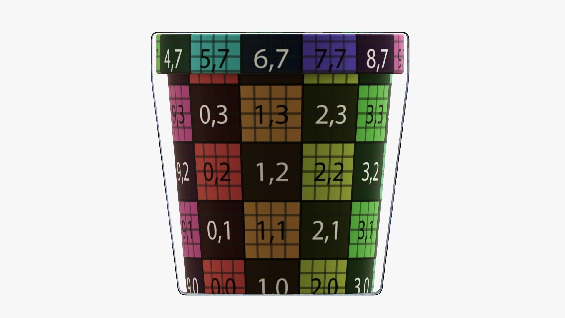 Paper tube packaging wrapped 3D model_16