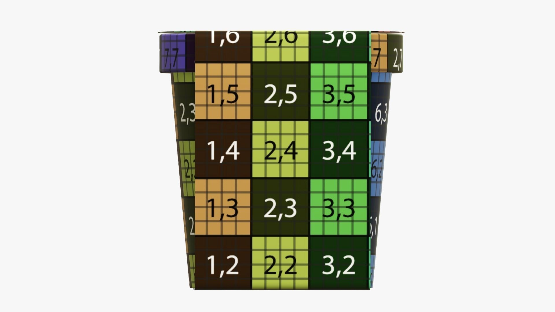 Paper tube packaging wrapped 3D model_15