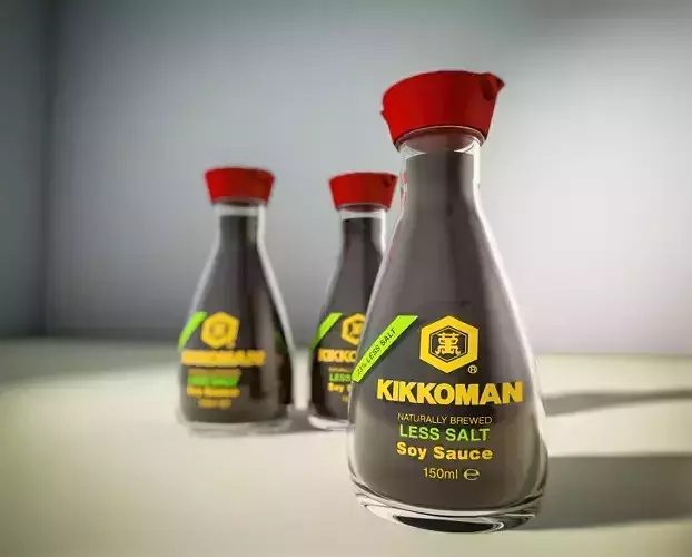 Kikkoman soy sauce Vectorworks
