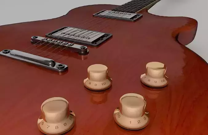 electric guitar 3D model