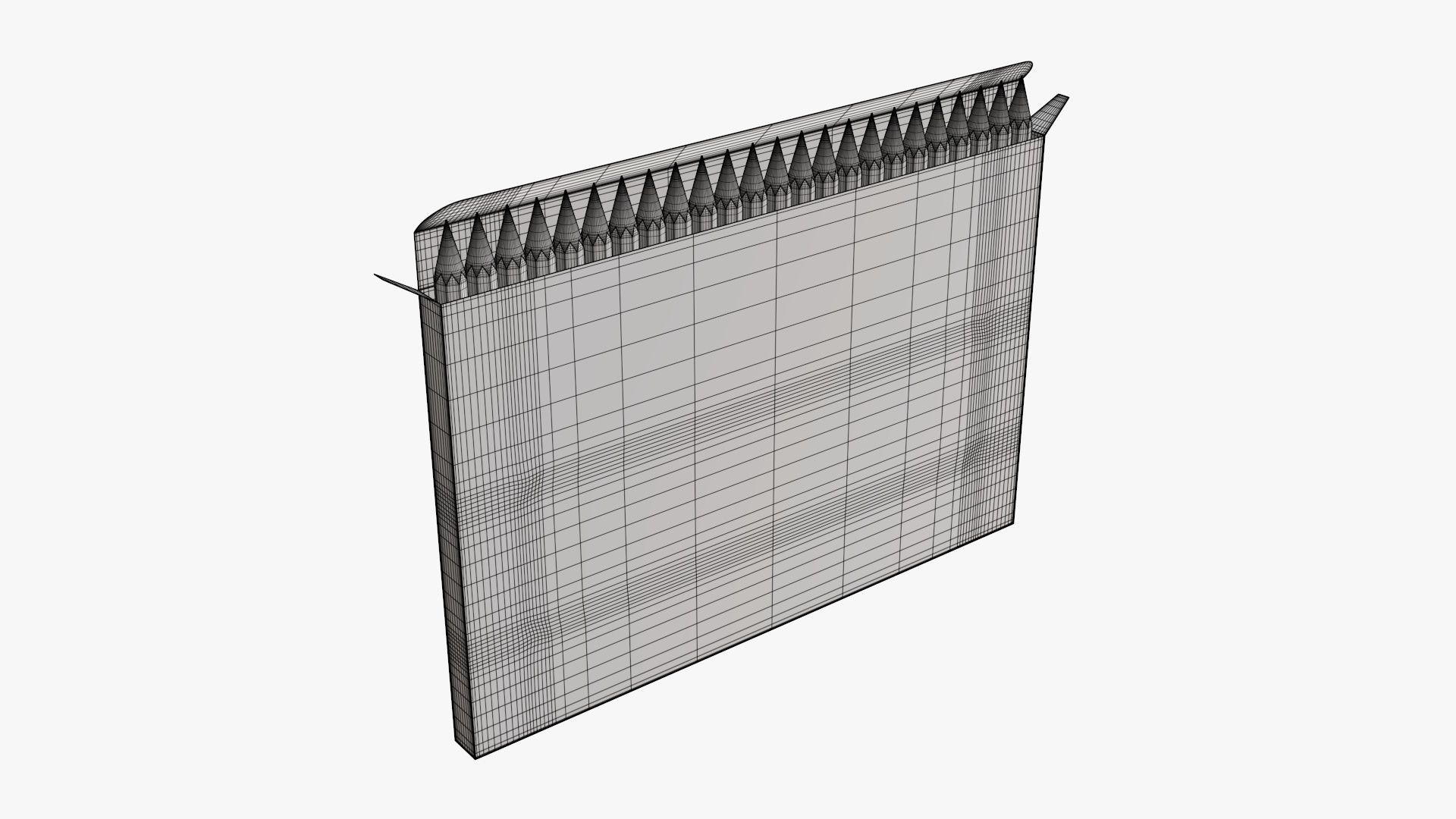 Color pencils in box 01 3D model_9