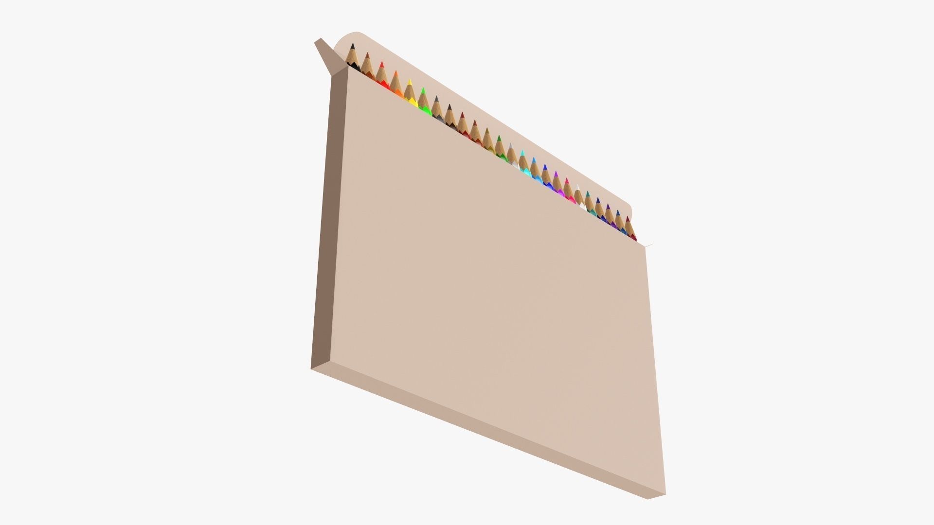 Color pencils in box 01 3D model_3