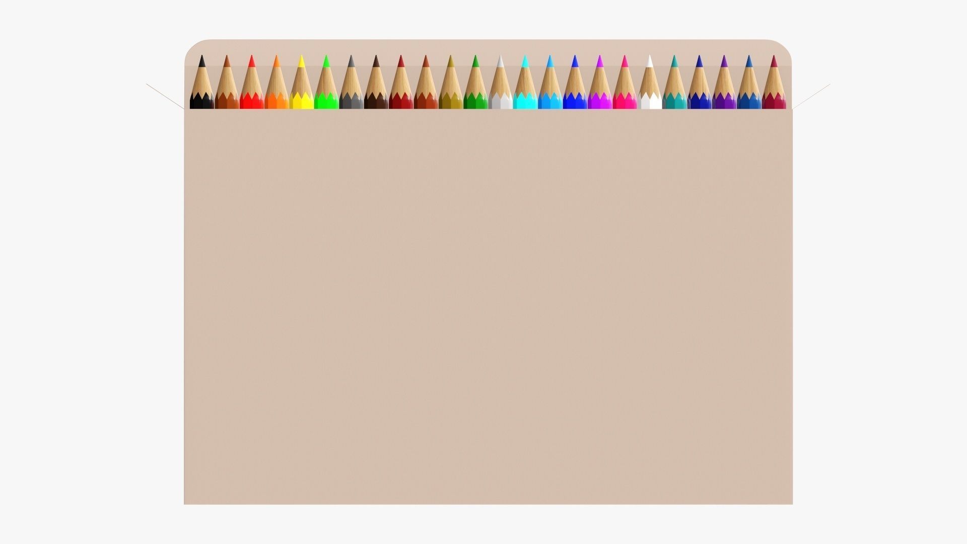Color pencils in box 01 3D model_4