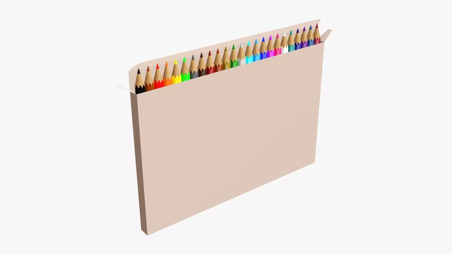 Color pencils in box 01 3D model_0