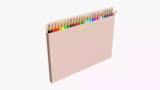Color pencils in box 01