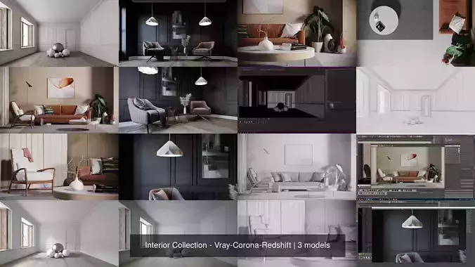 Interior Collection - Vray-Corona-Redshift