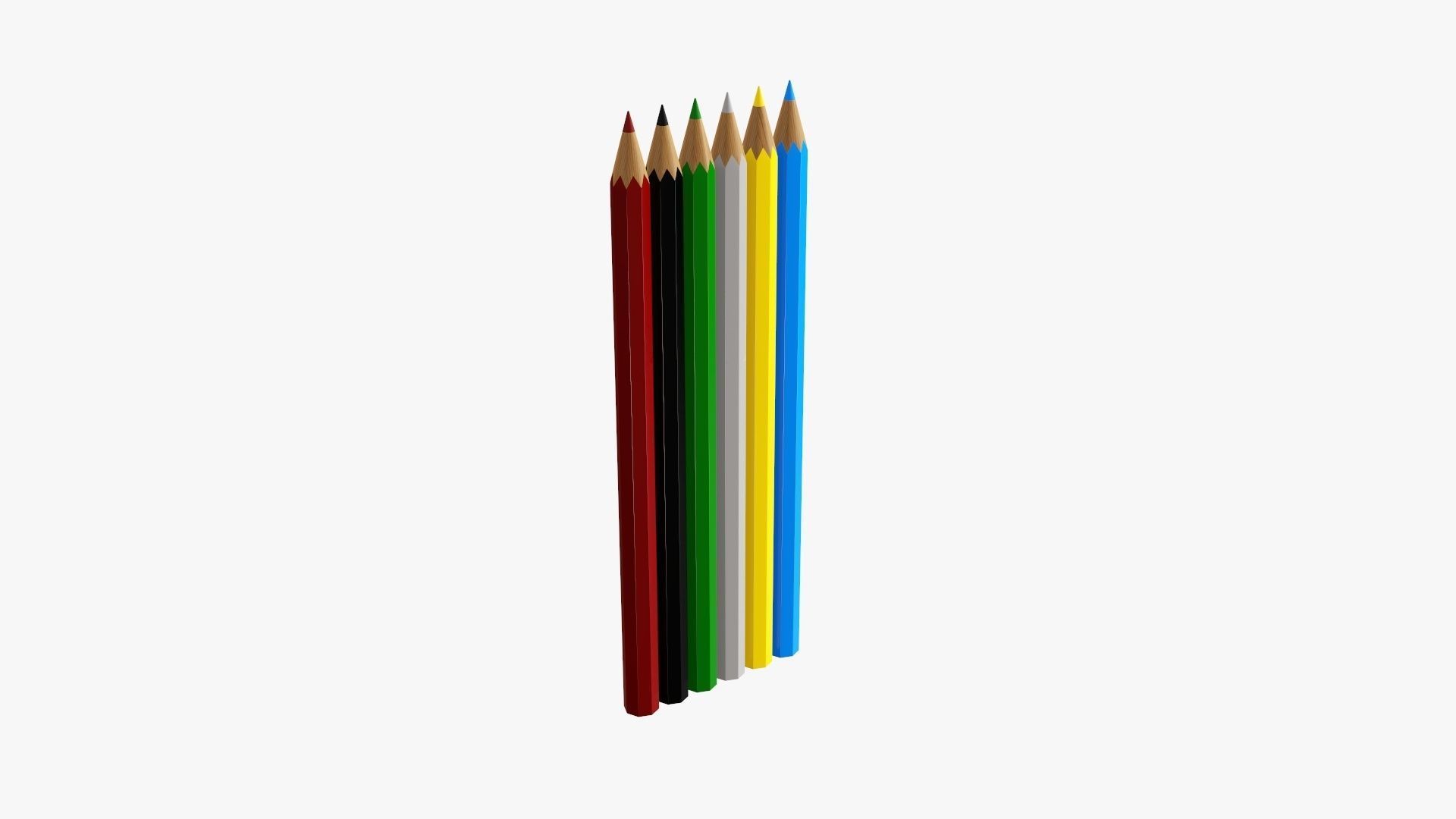 Color pencils in box 03 3D model_1
