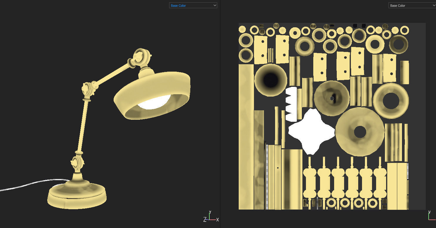Desk Lamp 3D model_3
