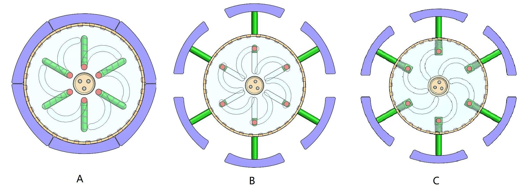 Self-locking expansion mechanism-outer spring 3D print model_9