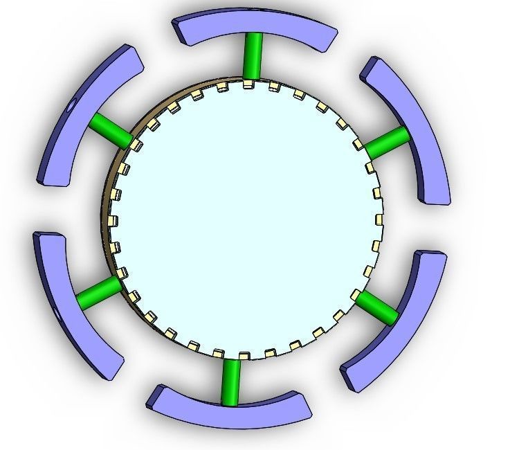 Self-locking expansion mechanism-outer spring 3D print model_5