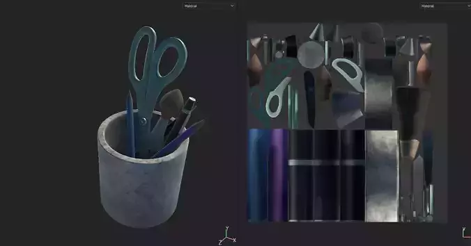 Stationary tools in cup