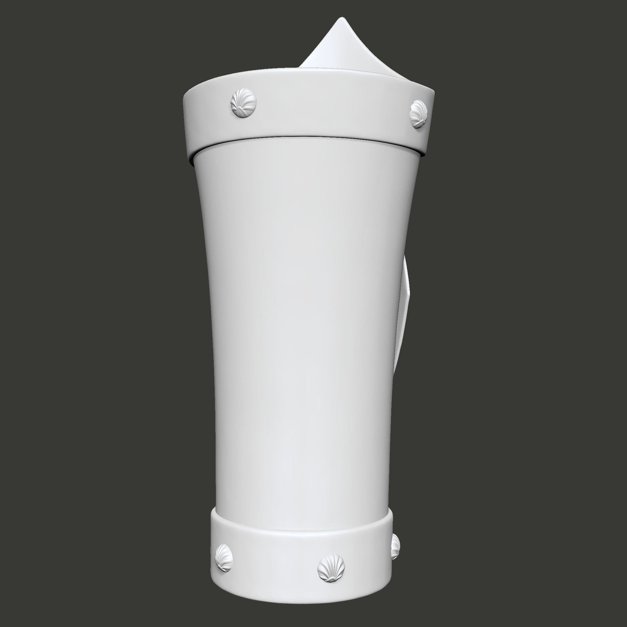 Skull Pirate Bracers 3D print model_15