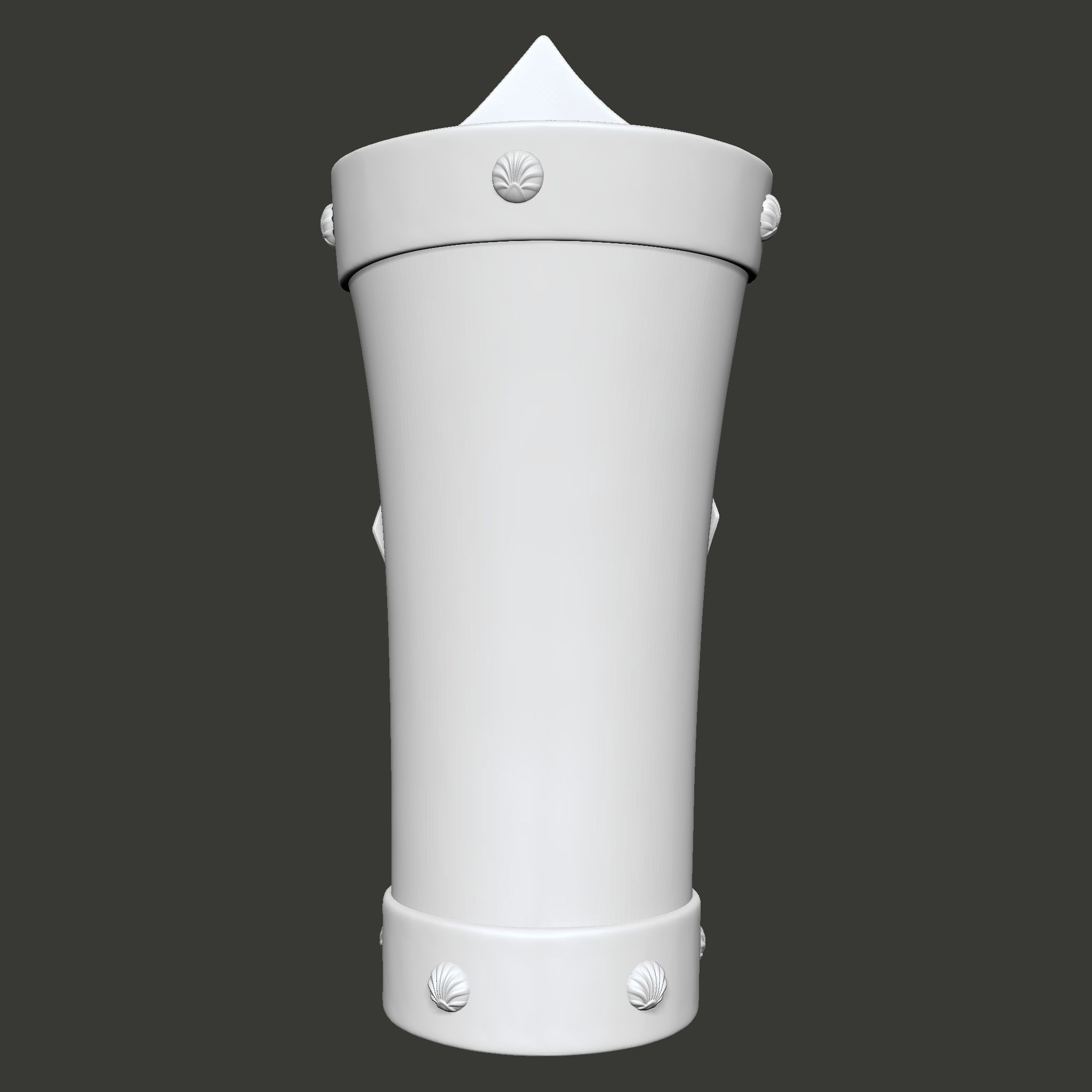 Skull Pirate Bracers 3D print model_14