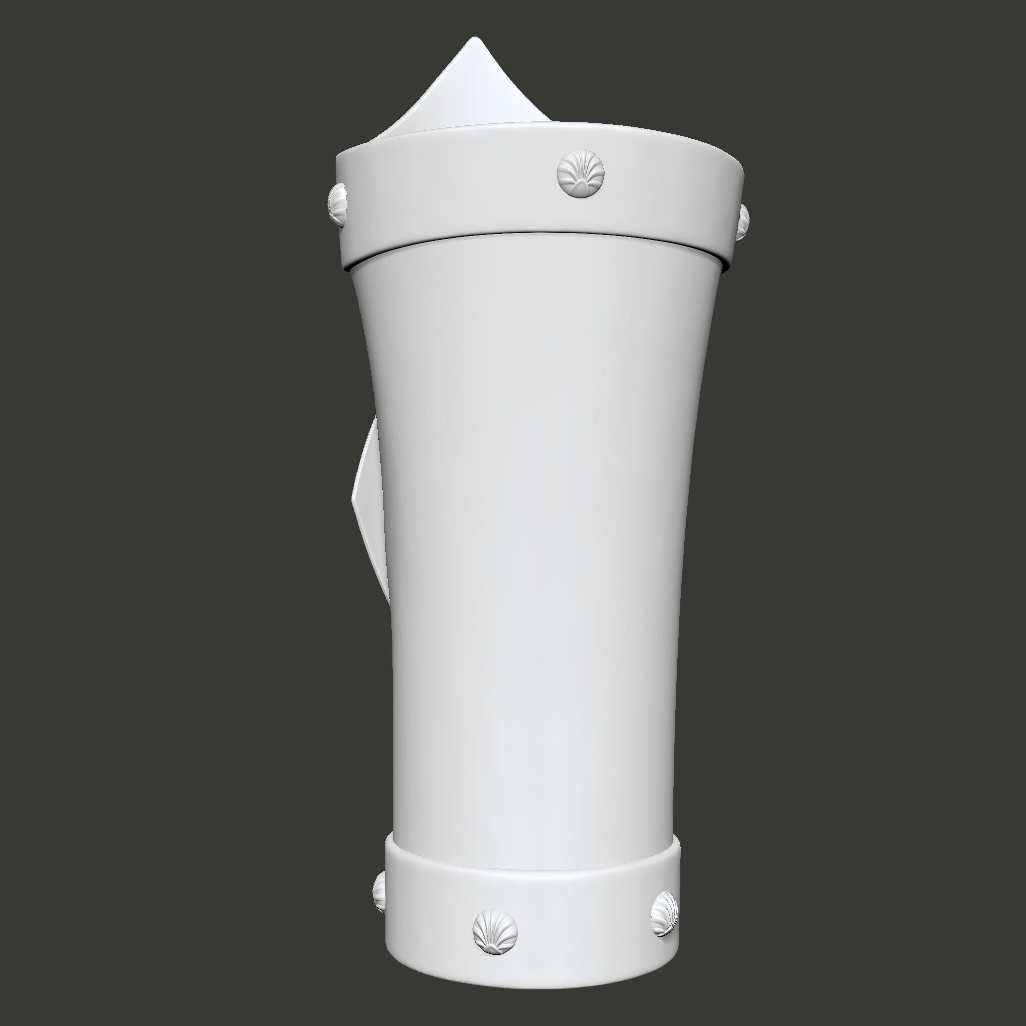 Skull Pirate Bracers 3D print model_12