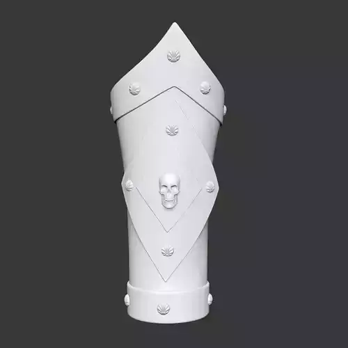 Skull Pirate Bracers 3D print model Skull Pirate Bracers 3D print model