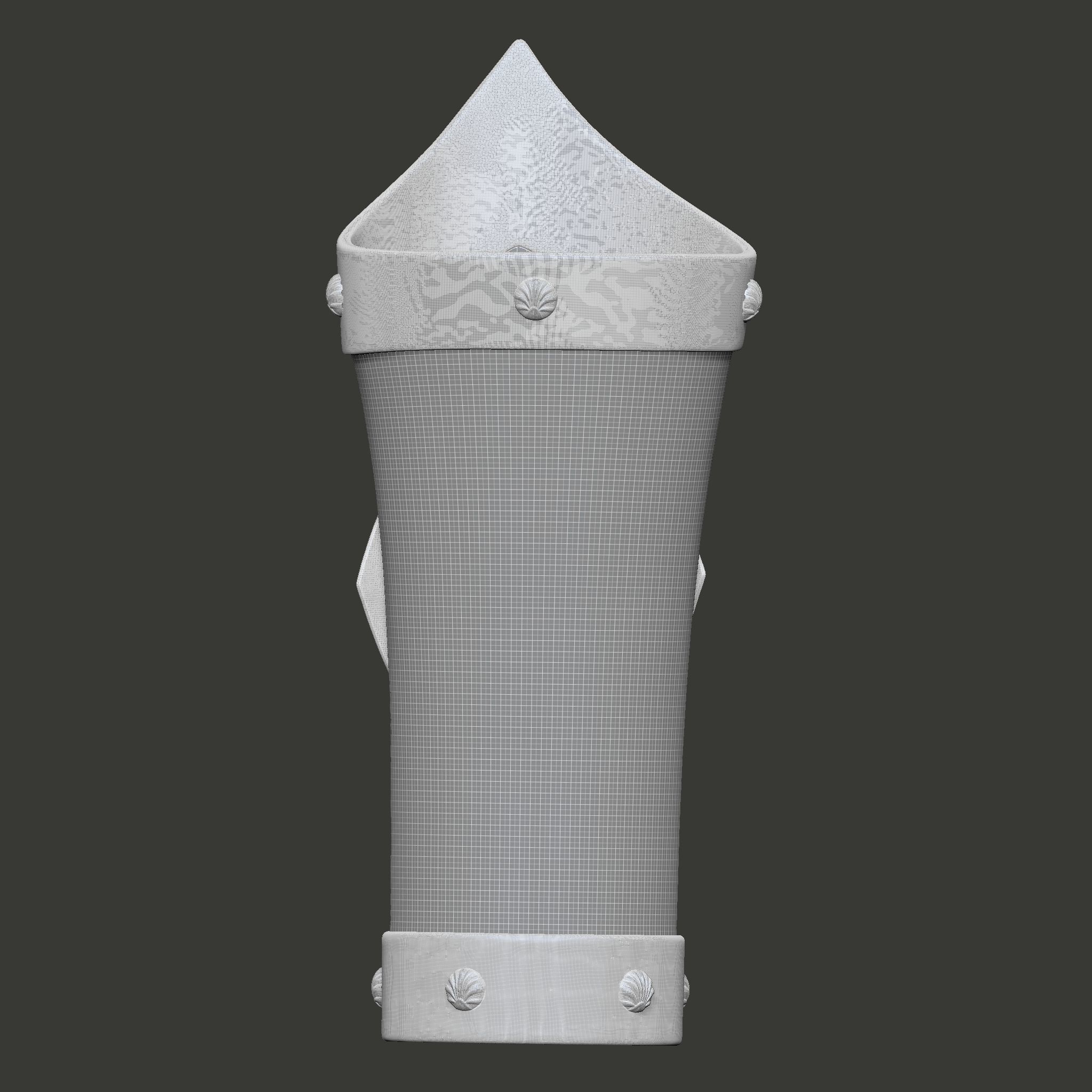 Skull Pirate Bracers 3D print model_30